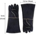 thumbnail image 3 of The Kitchen Grilling Leather Gloves Are Resistant To High Temperature, Suitable For The Oven To Prevent Heat B, 3 of 4