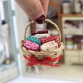 thumbnail image 1 of 1/12 cesta de tela en miniatura para casa ñecas, accesorio de cocina para lavandería, adornos de decoració casa ñecas Baoblaze Cubo de casa de muñecas, 1 of 8