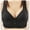 Black, variant on Samickarr Wireless Support Bras for Women Full Coverage Gathered Up Lingerie Mesh Hollow-Out Thin Breathable Minimizer Bralettes No Underwire Bralettes for Everyday Comfort