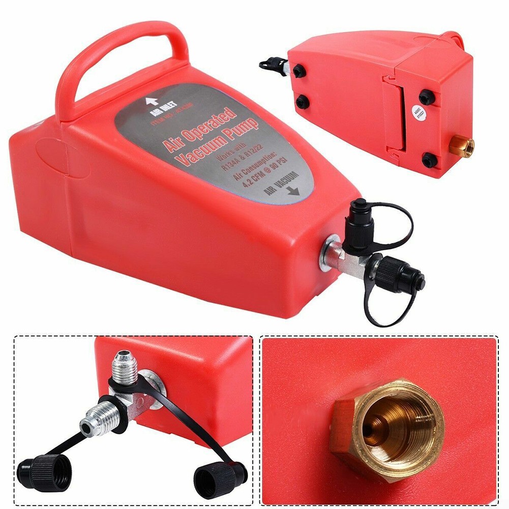 Arkzeo 4.2CFM Air Operated Vacuum Pump A/C Auto Air Conditioning System
