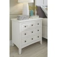 thumbnail image 5 of Magnussen Heron Cove Relaxed Traditional Soft White 3 Drawer Nightstand, 5 of 6