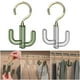 thumbnail image 1 of Fiudx Perchero de Cactus con Gancho Giratorio, Ahorra Espacio, Ángulo Ajustable de 360°, Organizador Moderno para El Hogar, Accesorio Versátil para Guardarropa, Tamaño 10 X 16 Cm, 1 of 2