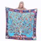 thumbnail image 2 of LESIDA Bufanda de seda pura para mujer, chales grandes, estolas, bufandas cuadradas con estampado de árboles, pañuelos para mujer, 130 x 130 cm, 1303, 2 of 5