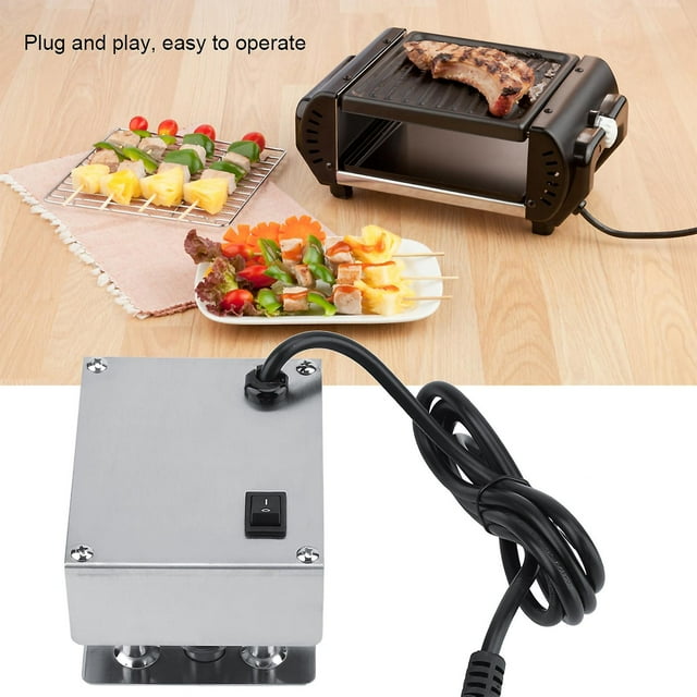 Solid Construction BBQ Roast Rotisserie Grill Motor Rotator Barbecue Tool AC 220V EU Plug