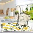 thumbnail image 5 of Lemons Dish Drying Mat for Kitchen Counter, Absorbent Heat-Resistant Microfiber Dish Drainer for Countertop Mat, 16x18 in, 5 of 6