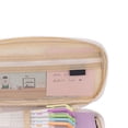 thumbnail image 4 of Pencil Case For Girls, Big Capacity Pencil Case Capacity Color Splicing Double Layered Simple Style Zipper Design Pen Holder Bag  For Kids Girls Student School, 4 of 8