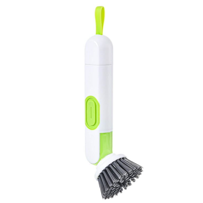 Summer Savings! WJSXC Home Cleaning Gadgets Clearance, Dishwashing Brush  with Soap Dispenser Kitchen Dishwashing Brush with Replaceable Head