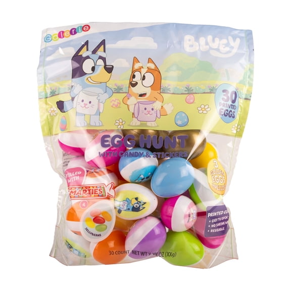 Bluey 30ct egg bag with candy