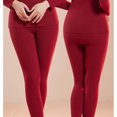 thumbnail image 7 of Tawop Women Thermal Underwear Base Layer Long John Set Winter Cold Weather Warm Top and Bottom(Red,XL), 7 of 7
