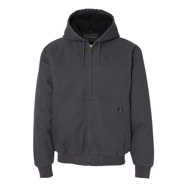 DRI DUCK Veste à Capuchon Cheyenne en Toile Boulder avec Doublure Matelassée en Tricot, 4TG