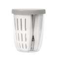 thumbnail image 1 of Tazas de desayuno de doble capa caja de almacenamiento de alimentos contenedor drenable, 1 of 10