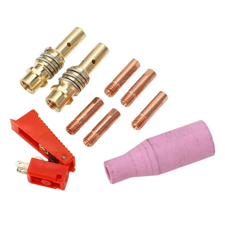

TIG Argon Arc Welding Accessories 9Pcs Welding Trigger Switch Connecting Rod Wear Proof For Automobiles
