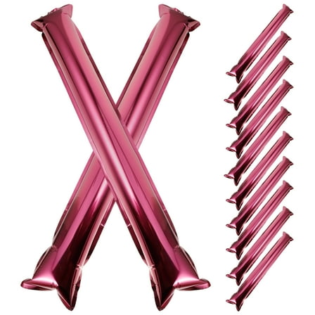 Cheer Stick Aluminum Foil Party Accessories Noise Makers for Events Inflatable Purple