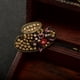 thumbnail image 4 of Lindo Sombrero Suéter Broche Rhinestone Romántico Vintage Broches Para Mujeres BrochePins Bufanda Pines Día de San Valentín Fiesta de boda Hojas rojas Inevent AP004637-01, 4 of 7