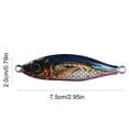 thumbnail image 2 of 5uds. Cebo 60g Señuelos de pesca artificiales con impresión 3D Luminosos (vientre con respaldo) Azul Rosa, 2 of 2