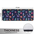 thumbnail image 5 of Kitchen Rugs Sets Of 2,Colorful Dinosaurs Rockets Pattern Anti Fatigue Kitchen Mat Rugs Non Slip Washable,Decorative Kitchen Floor Mats for Kitchen,Sink,Laundry,17"x47"+17"x47", 5 of 5