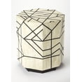 thumbnail image 3 of Butler Specialty Accent End Table In Black And White Bone Inlay, 3 of 4