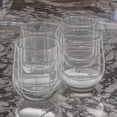 thumbnail image 6 of Fifth Avenue Crystal Medallion Double Wall Set of 4 Water Glasses for Cocktails, Wine, & More - 9 Oz Each, Clear, 6 of 6