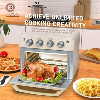 OVENTE Air Fryer Toaster Oven Combo,1700W Power & Free Accessories, New-  Silver OFM2025BR