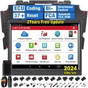 LAUNCH X431 V Pro 4.0 Car Diagnostic Scan Tool, OE-Level Full Systems Bidirectional Automotive Diagnostic Scanner with 37+ Reset Functions, Online Coding