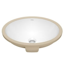 Kraus Kcu-273 Elavo 16-3/4" Oval Vitreous China Undermount Bathroom Sink - White
