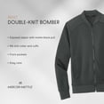 thumbnail image 7 of MERCER+METTLE Unisex Double-Knit Bomber | Lightweight Zip Up Jacket for Men & Women, Casual Bomber Jacket for Work - Night Navy XL, 7 of 7