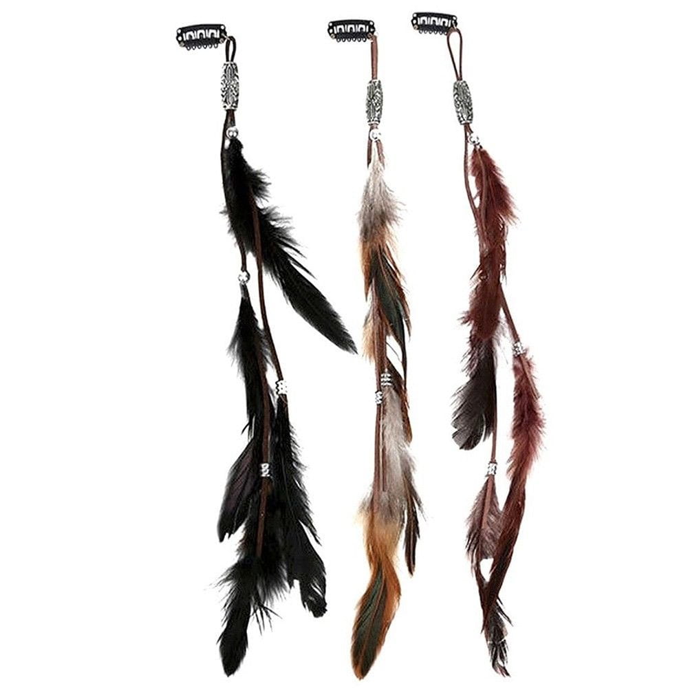 Hair feather clip extensions sale