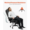 thumbnail image 4 of VEVOR Executive Office Chair High Back Chair with Footrest Lumbar Pillow Black, 4 of 9