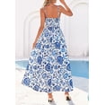 thumbnail image 5 of PRETTYGARDEN Womens Spring Boho Maxi Dress Eyelet Floral Long Flowy Sundresses Summer Beach Vacation Clothes, 5 of 8
