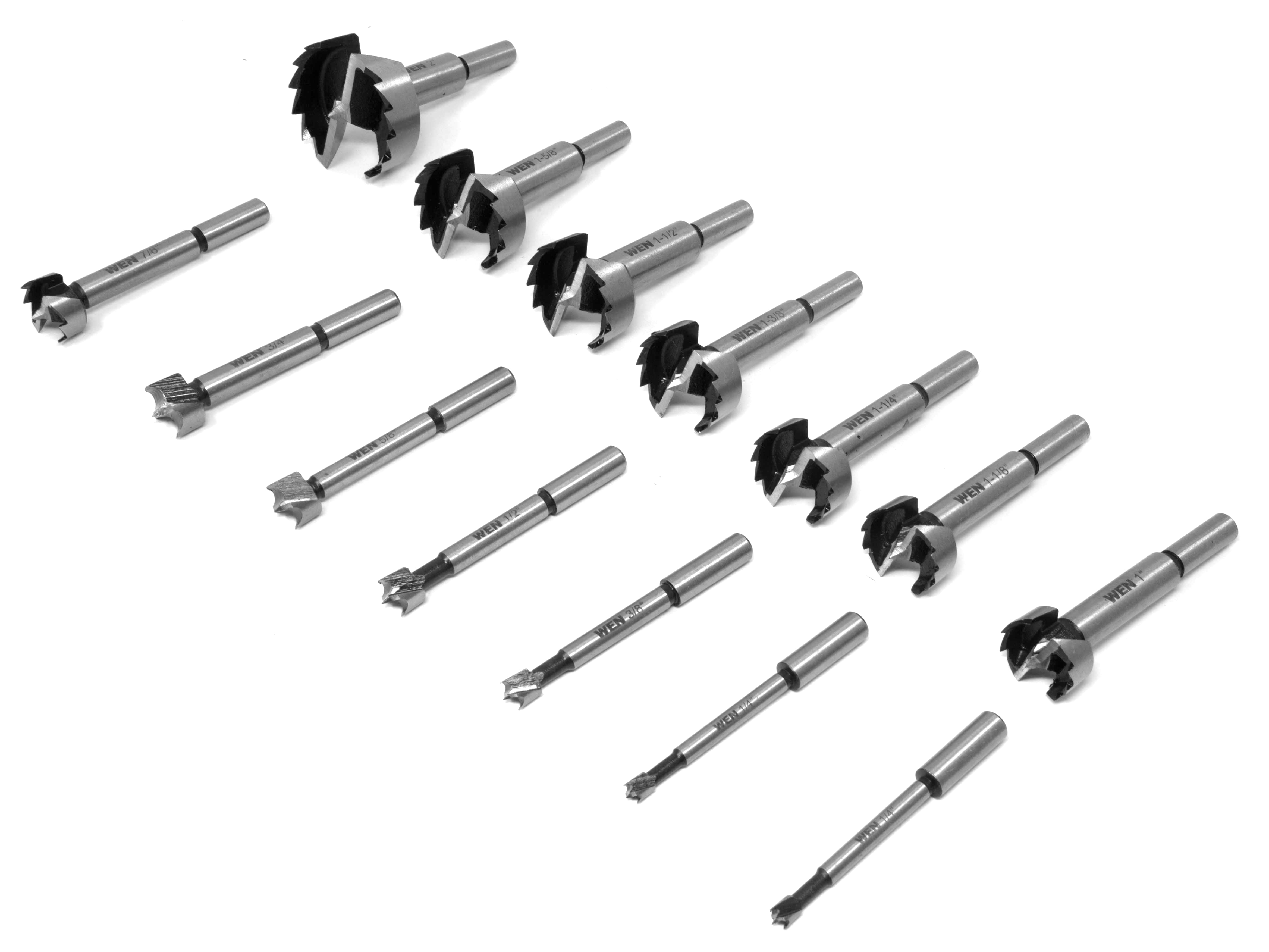 WEN Products 14-Piece Forstner Bit Set with Carrying Case
