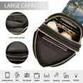 thumbnail image 3 of FORMRS Womens Crossbody Sling Bag Travel Daypack Shoulder Chest Backpack, Beige Mountain, 3 of 7