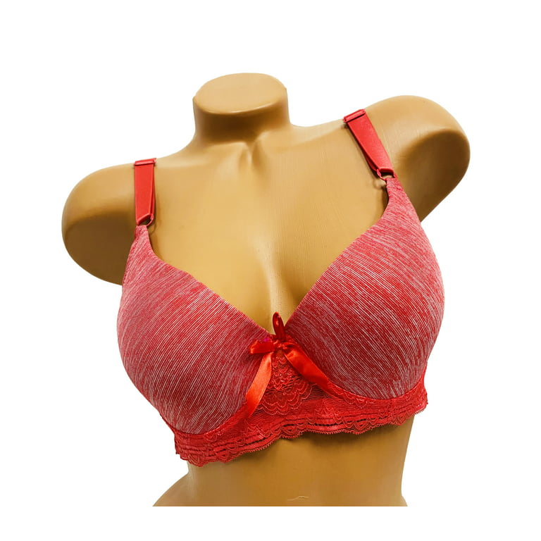Women Bras 6 Pack of Bra B Cup C Cup D Cup DD Cup DDD Cup 40D (6692)