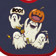 thumbnail image 4 of Inktastic Halloween Ghosts Boys or Girls Baby Bib, 4 of 4