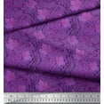 thumbnail image 3 of Soimoi Tissu en Poly Georgette Texture & Imprimé Feuilles d'Automne Tissu au Mètre 42 Pouces de Large, 3 of 3