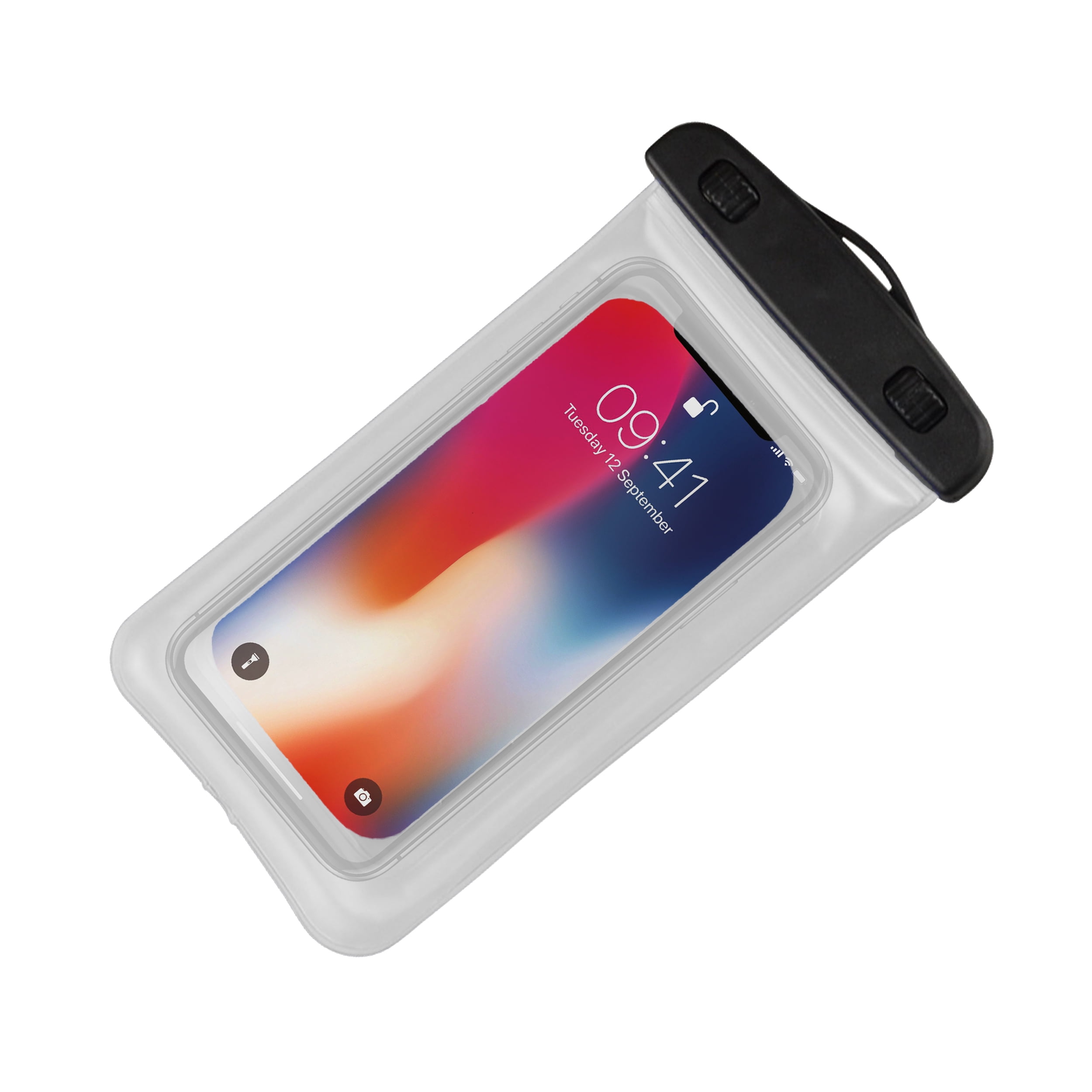 Premium Waterproof Interlocking Seal Carrying Case for Apple iPhone X / 8 / 7 with Included Lanyard Strap