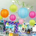 thumbnail image 4 of 1 pieza de linternas de papel redondas chinas de 8 pulgadas para bodas, fiestas, linternas colgantes, decoración de cumpleaños, suministros para baby shower, 4 of 5