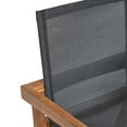 thumbnail image 5 of GDF Studio Estrada Outdoor Mesh and Acacia Wood 5 Piece Dining Set, Teak and Black, 5 of 13