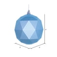 thumbnail image 2 of 4.75" Baby blue Matte Geo Ball 4/bag, 2 of 3
