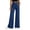 A20 Blue, variant on Women's Wide Leg Dress Pants High Waisted Business Casual Office Work Trousers with Pockets Flowy Pintuck Front Professional Sleek Stretch Long Pants