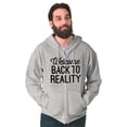 thumbnail image 5 of Welcome Back Reality Attitude Gym Zip Up Hoodie Men's Women's Brisco Brands X, 5 of 6