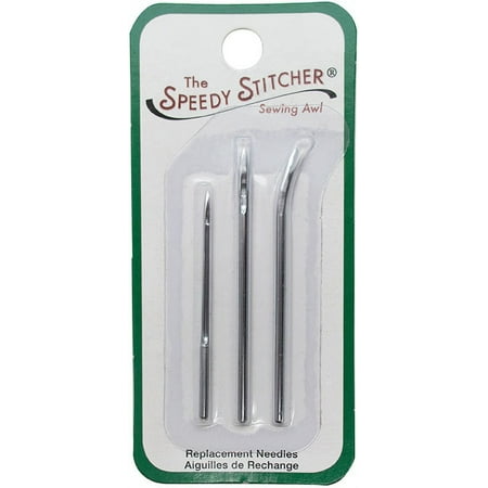 UPC: 0950860013552 | Silver Creek Speedy Stitcher Replacement Needles 3/Pkg-Stainless Steel