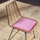thumbnail image 5 of Cojín engrosado para silla de comedor | Almohadilla de asiento para oficina en casa | Correas suaves, cómodas y antideslizantes | Soporte transpirable de verano para todas las estaciones | Cuadrado, 5 of 5