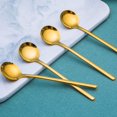 thumbnail image 2 of Welcome to my boutique Pack of 8, Stainless Steel Espresso Spoons, findTop Mini Teaspoons Set for Coffee British Tea Dessert Cake Ice Cream Cappuccino, 5.3 Inch, 2 of 9