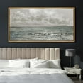 thumbnail image 3 of IDEA4WALL Extra Large Framed Canvas Print Wall Art Stormy Sea with Seagulls Artwork Nature Wilderness Antique Retro Fine Art Decorative Multicolor for Home Decoration - 60"x30", 3 of 5