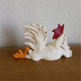 thumbnail image 3 of Estatua decorativa de gallo de pollo, resina pequeña Escultura de figura de gallos, mini divertido acostado de lado guiñando un ojo C, 3 of 5