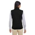 thumbnail image 3 of DJ LADS SOLID MELANGE FLC VEST (BLACK HEATHER S), 3 of 4