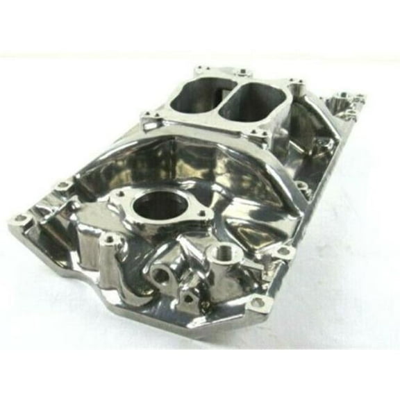 SBC 350 Holeshot Vortec Intake Manifold, Polished