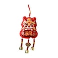 thumbnail image 4 of simhoa 2024 Chinese New Year Decorations Pendant,Hanging,Fengshui with Bells Wind Chimes Spring Festival Decor for Party Favors Home 14cmx36cm, 4 of 9