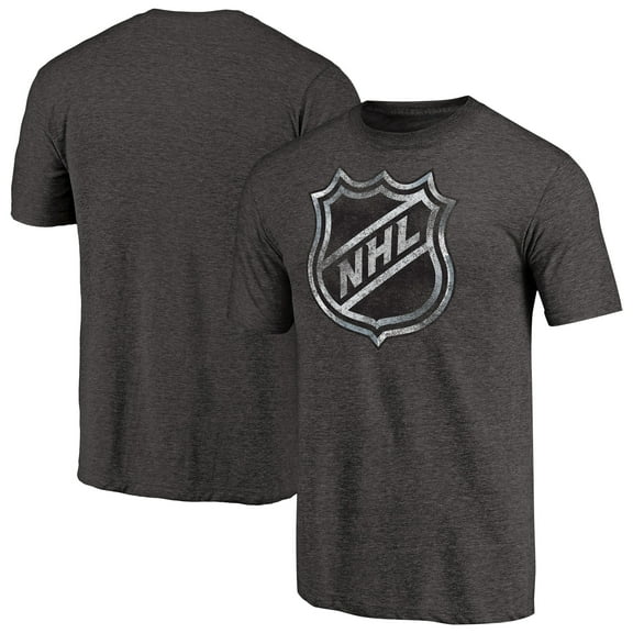 Men's Black NHL Team Distressed Tri-Blend T-Shirt