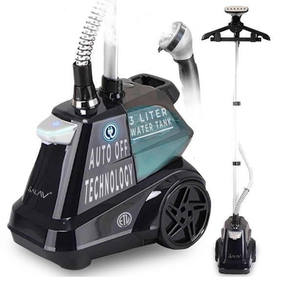 SALAV Commercial-Grade Smart Auto Off 1800W Garment Steamer with Pedal Control